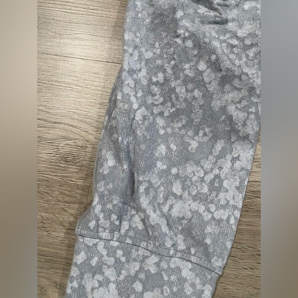 Lululemon Ready‎ to Rulu Jogger Crop Speckle Spritz Jacquard Rhino Grey Silver - Picture 7 of 8
